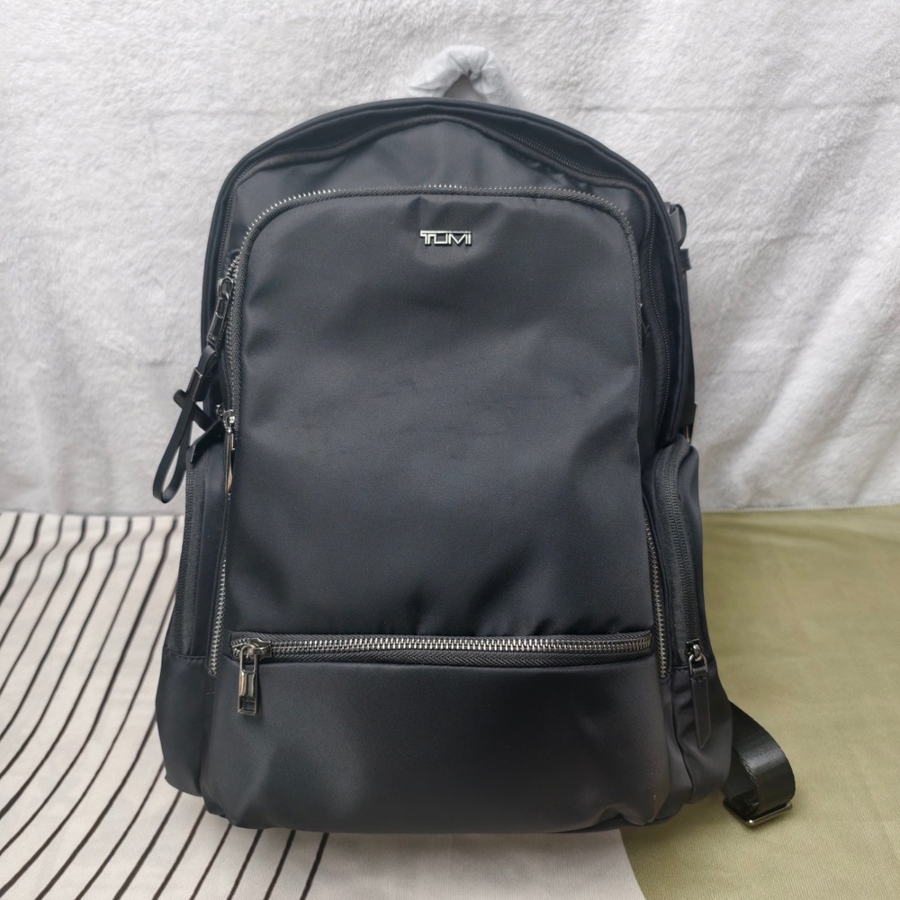 Tumi Voyageur Backpack Women's Black Tactical Nylon Commuter Bag